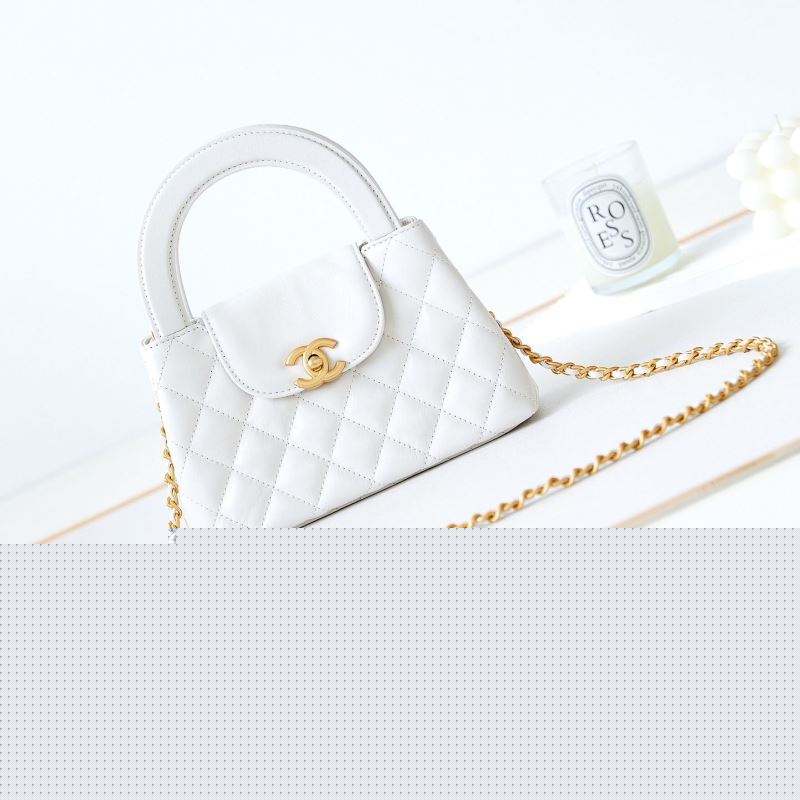 Ch*el top handle bags